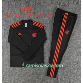 Flamengo Criança Sweat de Treino Conjunto Preto 2018/19